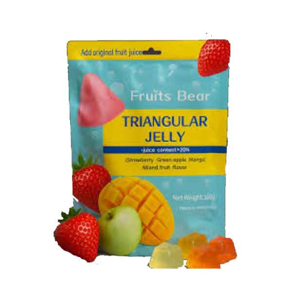 ژله میوهای مثلثی شکل Fruits Bear TRIANGULAR JELLY